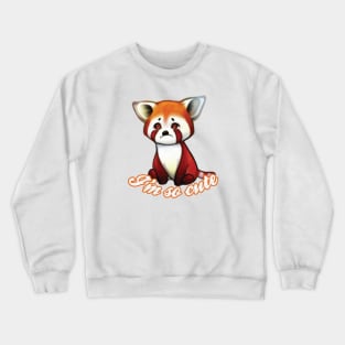 I'm A Cute Red Panda Crewneck Sweatshirt